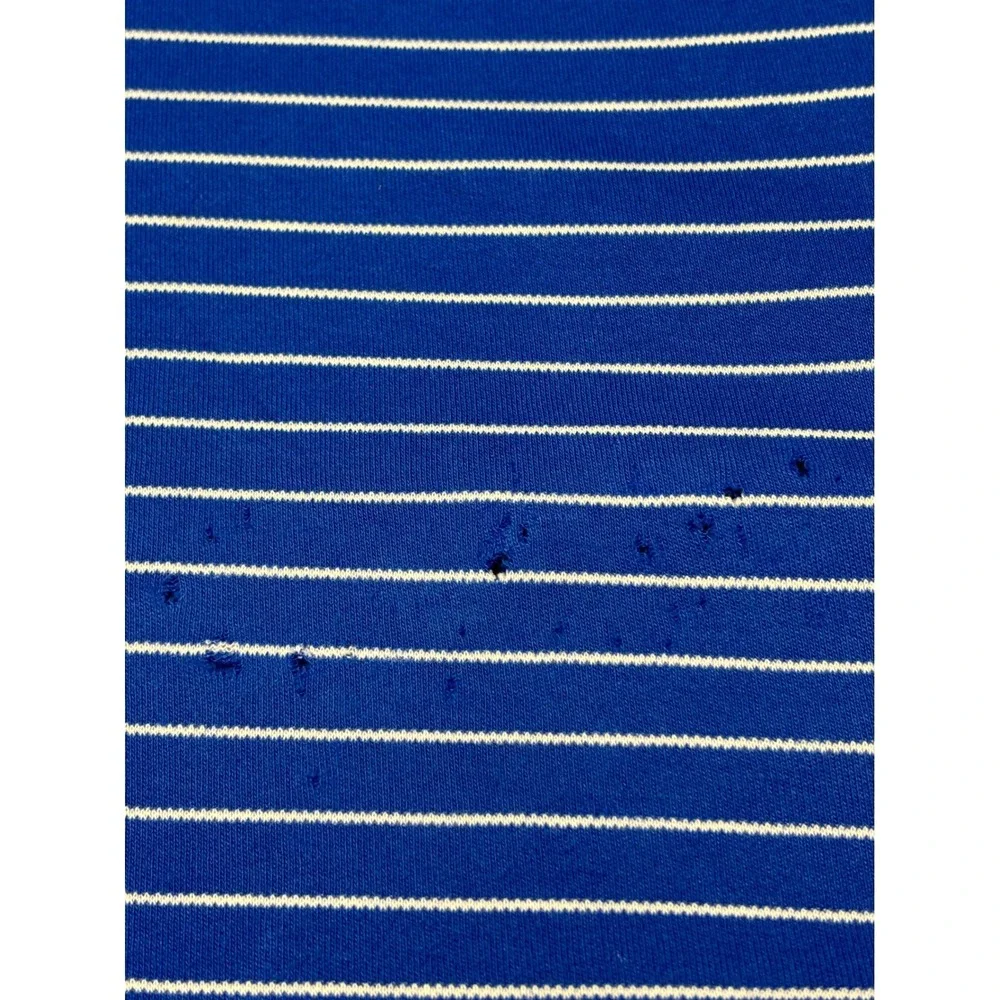 Polo‎ Ralph Lauren Men's Blue Striped Polo Shirt Casual Golf Preppy Medium